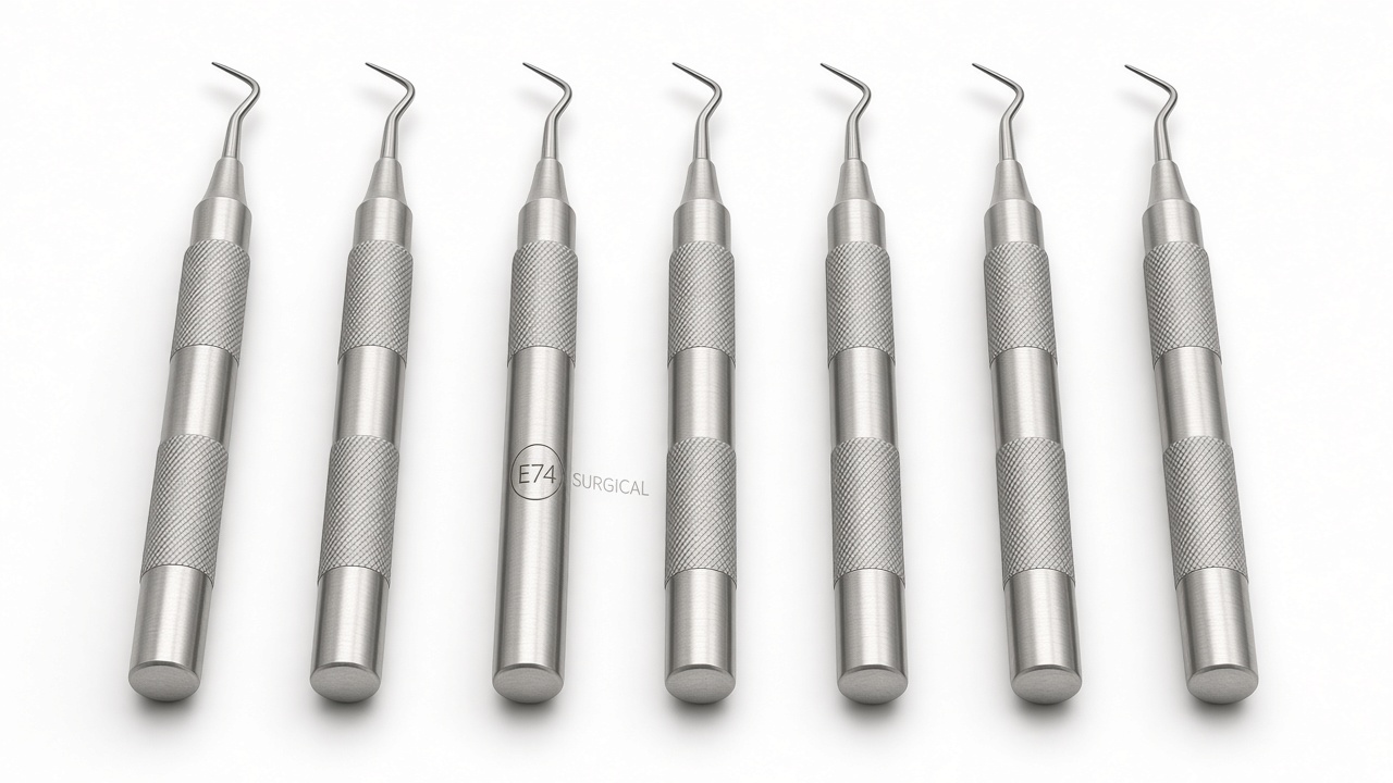7-pc Gracey Set by E74 Surgical